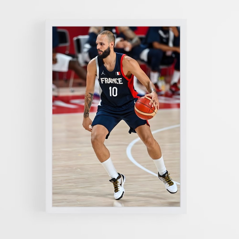 Poster Evan de fournier – affiche Basketball (vue 3)